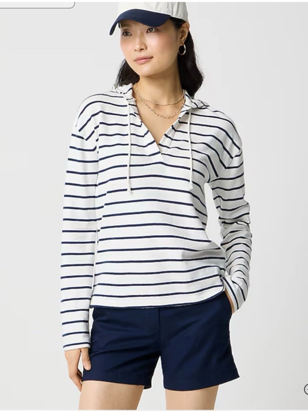Jcrew drawstring hoodie